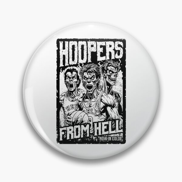 Item preview, Basketball Halloween Funny Retro Zombie Horror Movie Poster designed and sold by GrandeDuc.