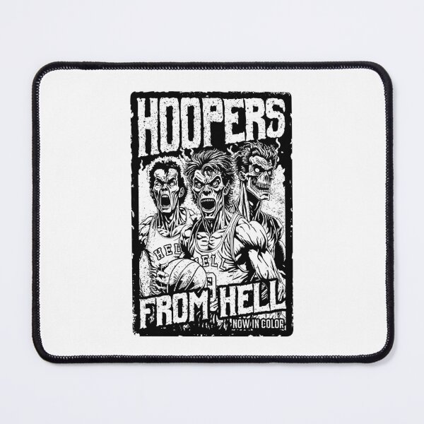 Item preview, Basketball Halloween Funny Retro Zombie Horror Movie Poster designed and sold by GrandeDuc.