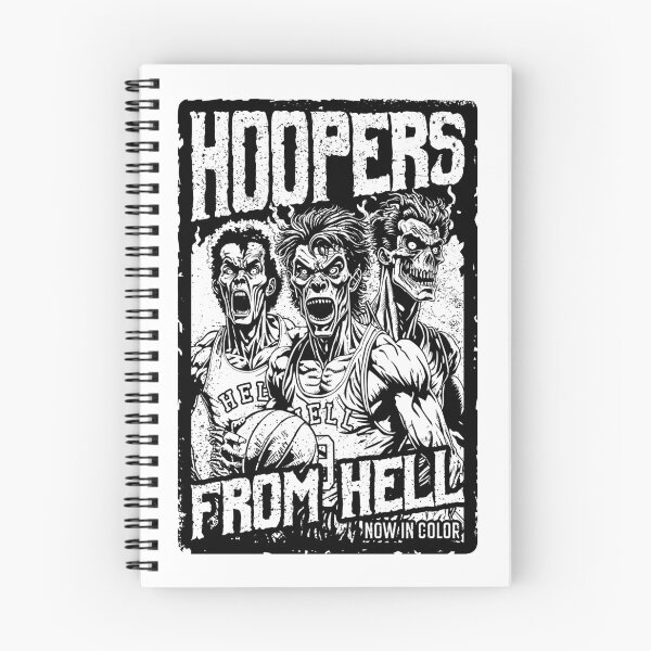 Item preview, Basketball Halloween Funny Retro Zombie Horror Movie Poster designed and sold by GrandeDuc.