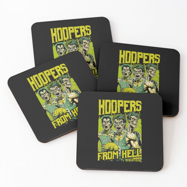 Item preview, Basketball Halloween Funny Retro Zombie Horror Movie Poster designed and sold by GrandeDuc.