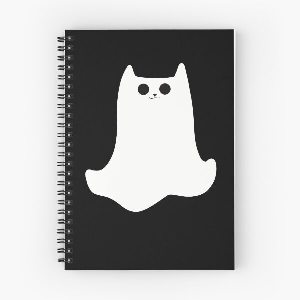 Item preview, Simple White Cat Ghost Print designed and sold by Julia Sol.