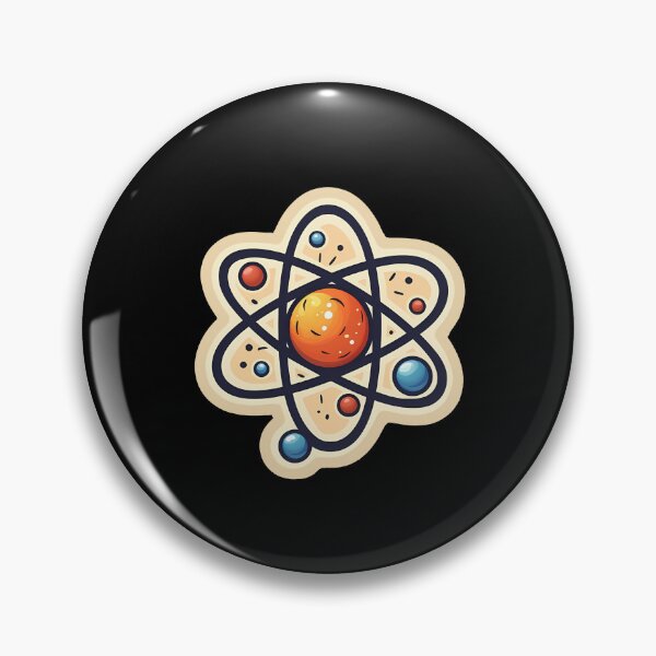 Item preview, Atom Physics Nerd Atomic Model designed and sold by titanosdesign.