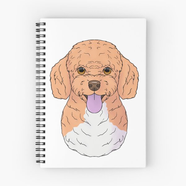 Item preview, Poodle - red parti with liver nose designed and sold by Cynthiaetal.