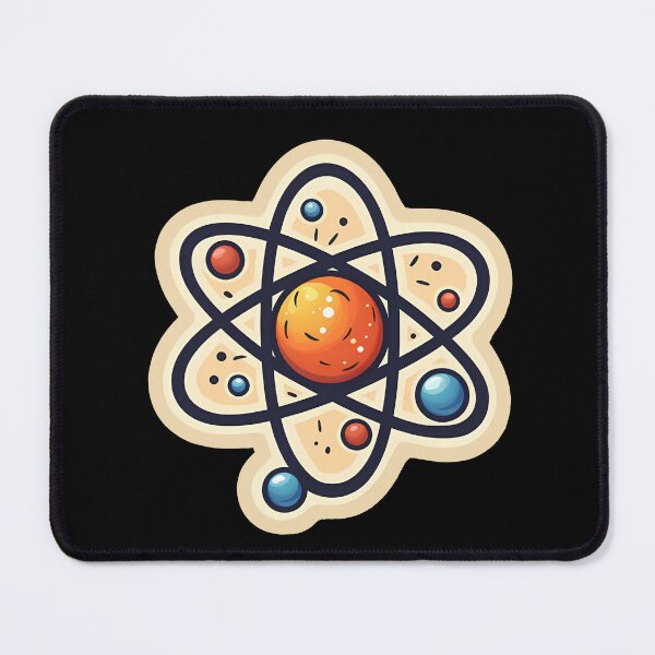 Item preview, Atom Physics Nerd Atomic Model designed and sold by titanosdesign.