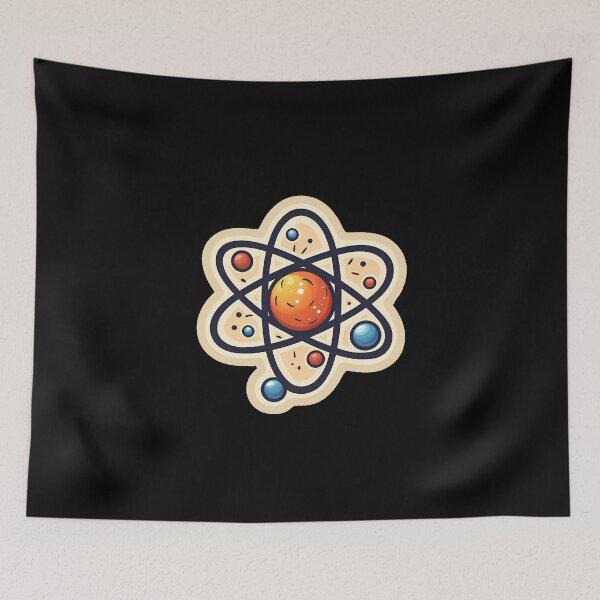 Item preview, Atom Physics Nerd Atomic Model designed and sold by titanosdesign.