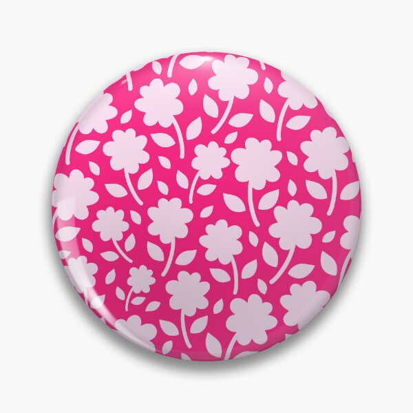 Item preview, A Vibrant Pink Silhouette Floral Flower pattern designed and sold by Nicola-Rowe.