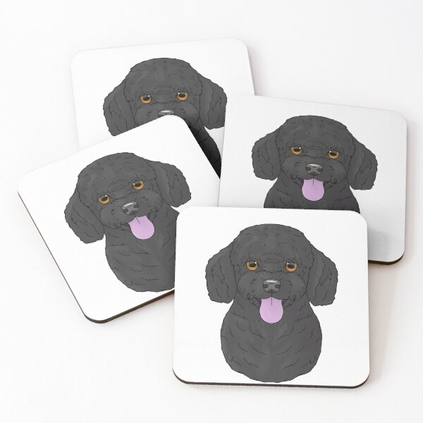 Item preview, Poodle - black designed and sold by Cynthiaetal.