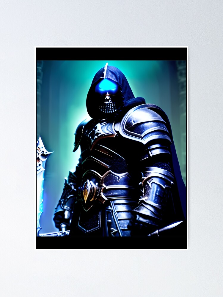 skeleton knight in another world Poster for Sale by TrendyFrazierM