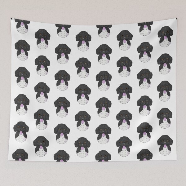 Item preview, Poodle - black parti designed and sold by Cynthiaetal.