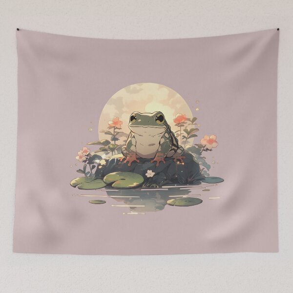 Item preview, Japanese Frog Vintage designed and sold by Yana Grech.