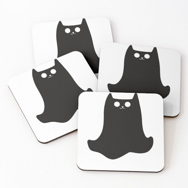 Aperçu de l'œuvre Impression fantôme simple de chat noir créée et vendue par Julia Sol.