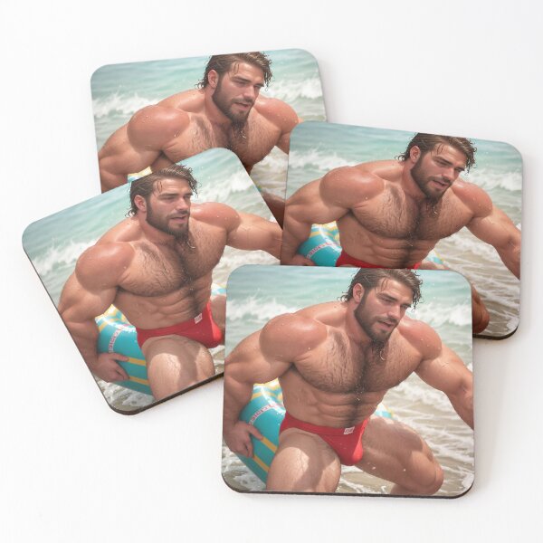 Item preview, Beefcake Lifeguard designed and sold by InkDazzle.