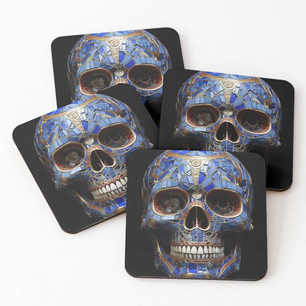 Artikelvorschau, The mosaic scull in the style of gemstone entworfen und verkauft von Andrey Tarakanov.