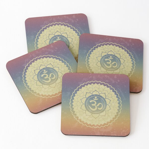 Artikelvorschau, Crown Chakra Lotus - Gold + Rainbow Sunset entworfen und verkauft von Irene Estelle.