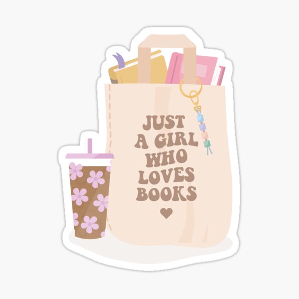 Fueled By Coffee And Books / Bookish Aesthetic Coffee Lover Flowers For  Book Kindle Tropes Girlie Readers Tbr - Bookworm - Sticker