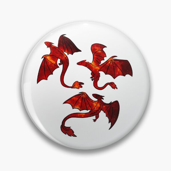 Item preview, Flying red dragons pattern  designed and sold by Yaragold.