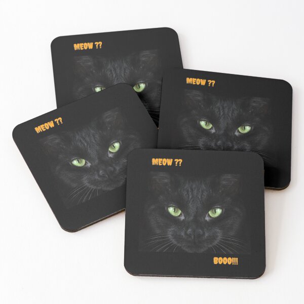 Aperçu de l'œuvre Chat Noir Halloween Effrayant créée et vendue par ZoesAttic.