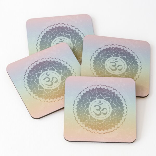 Item preview, Crown Chakra Lotus - Rainbow Sorbet + Rainbow Sunset designed and sold by Irene Estelle.