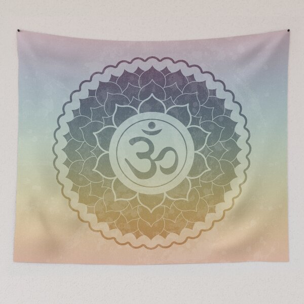 Artikelvorschau, Crown Chakra Lotus - Rainbow Sorbet + Rainbow Sunset entworfen und verkauft von Irene Estelle.