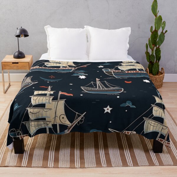 Item preview, Pirate ship pattern designed and sold by DiveIntoDesigns.