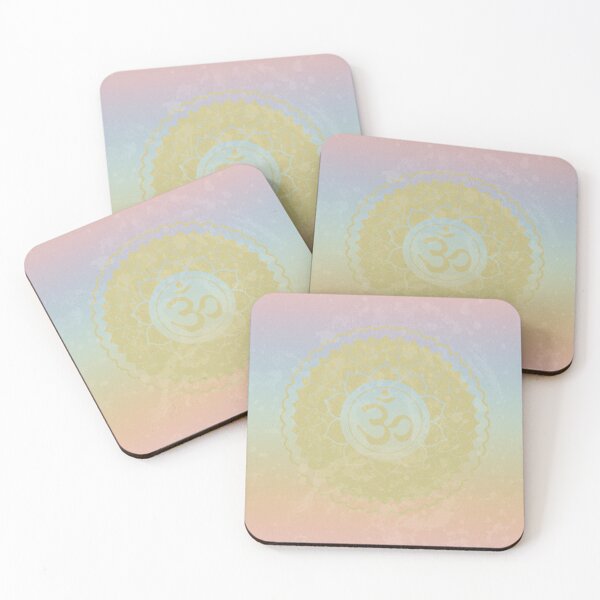 Artikelvorschau, Crown Chakra Lotus - Rainbow Sorbet + Gold entworfen und verkauft von Irene Estelle.