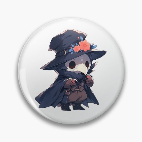 Item preview, Cute Kawaii Plague Doctor Halloween - Spooky Mode Plague Nurse  designed and sold by CozyKawaiiArt.
