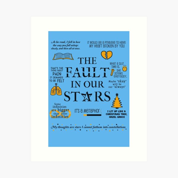 Item preview, The Fault In Our Stars v.2 designed and sold by syrensymphony.