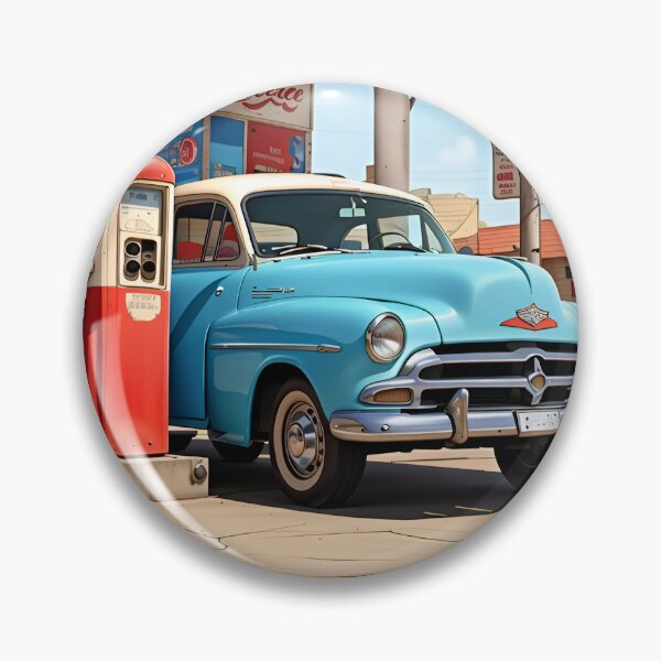 Item preview, American gas station, muscle car, refueling, desert, USA designed and sold by Chemikal1993.