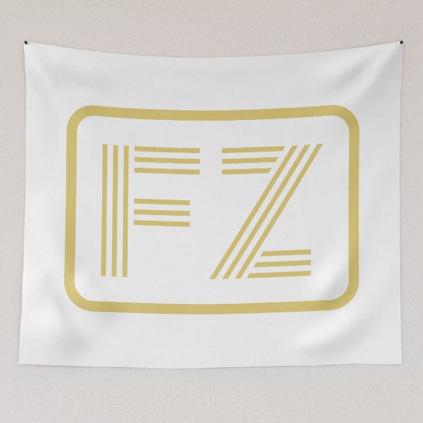 Item preview, FZ Initials Gold Geometric Letters designed and sold by Jeallan Designs.