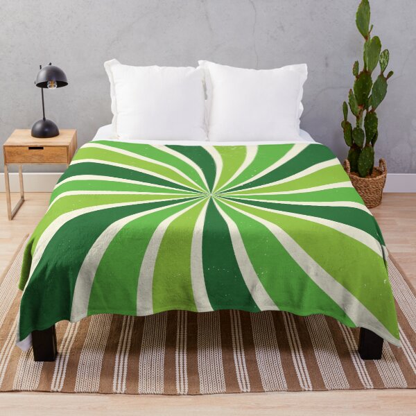 Item preview, Textured Retro Sunburst | Shades of Green designed and sold by rsty11.