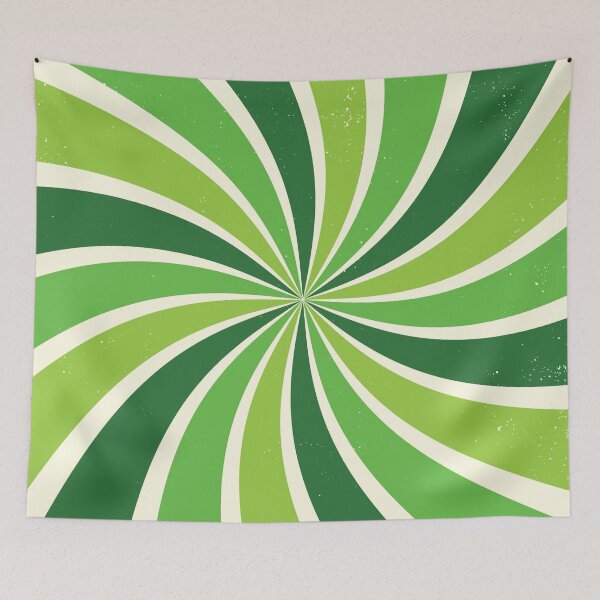 Item preview, Textured Retro Sunburst | Shades of Green designed and sold by rsty11.