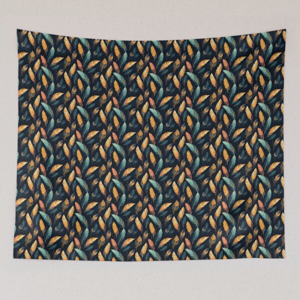 Item preview, Contrasting Beauty: Blue and Yellow Bird Feathers designed and sold by Rivanes.