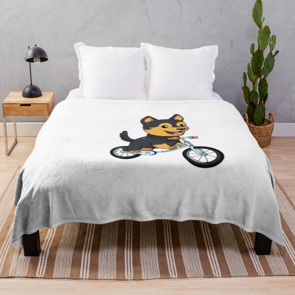 Item preview, Lancashire Heeler on a bike designed and sold by PawelNature.