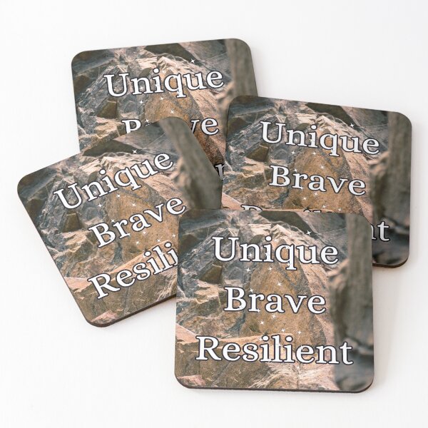 Item preview, Unique Brave Resilient designed and sold by AlonaM.