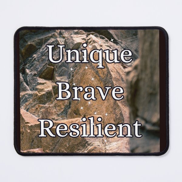 Item preview, Unique Brave Resilient designed and sold by AlonaM.
