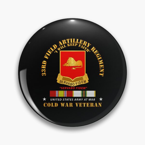 Item preview, Army - 33rd FAR w Cold War SVC designed and sold by Military Insignia Products.