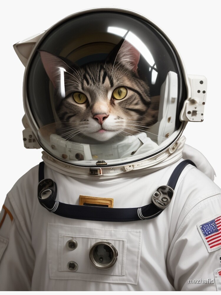 space cat helmet