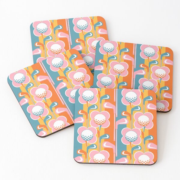 Item preview, Putt-ercup Par-tee - pink, orange, & teal designed and sold by Perrin Le Feuvre.