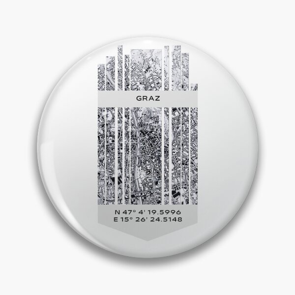 Item preview, AUSTRIA Graz - Latitude/Longitude designed and sold by ALLesROUNDER.