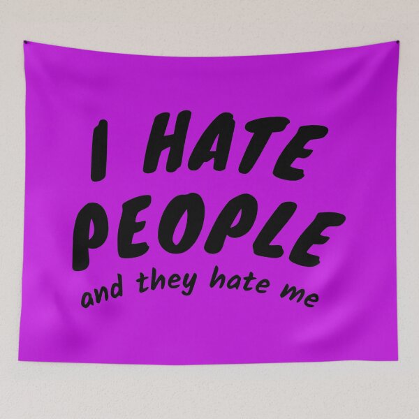 Item preview, I Hate People designed and sold by glowdesigns.