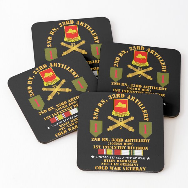 Item preview, Army - 2nd Bn 33rd Artillery - 1st Inf Div - Germany w COLD SVC designed and sold by Military Insignia Products.