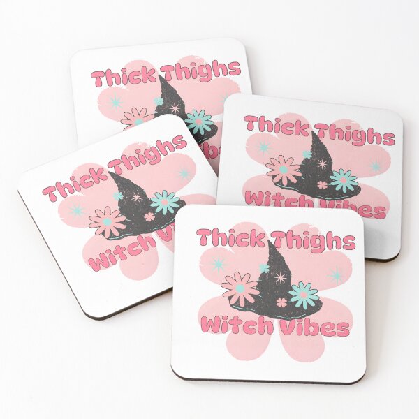 Item preview,  "thick thighs witch vibes" halloween mood  designed and sold by GalaxyGraffiti.