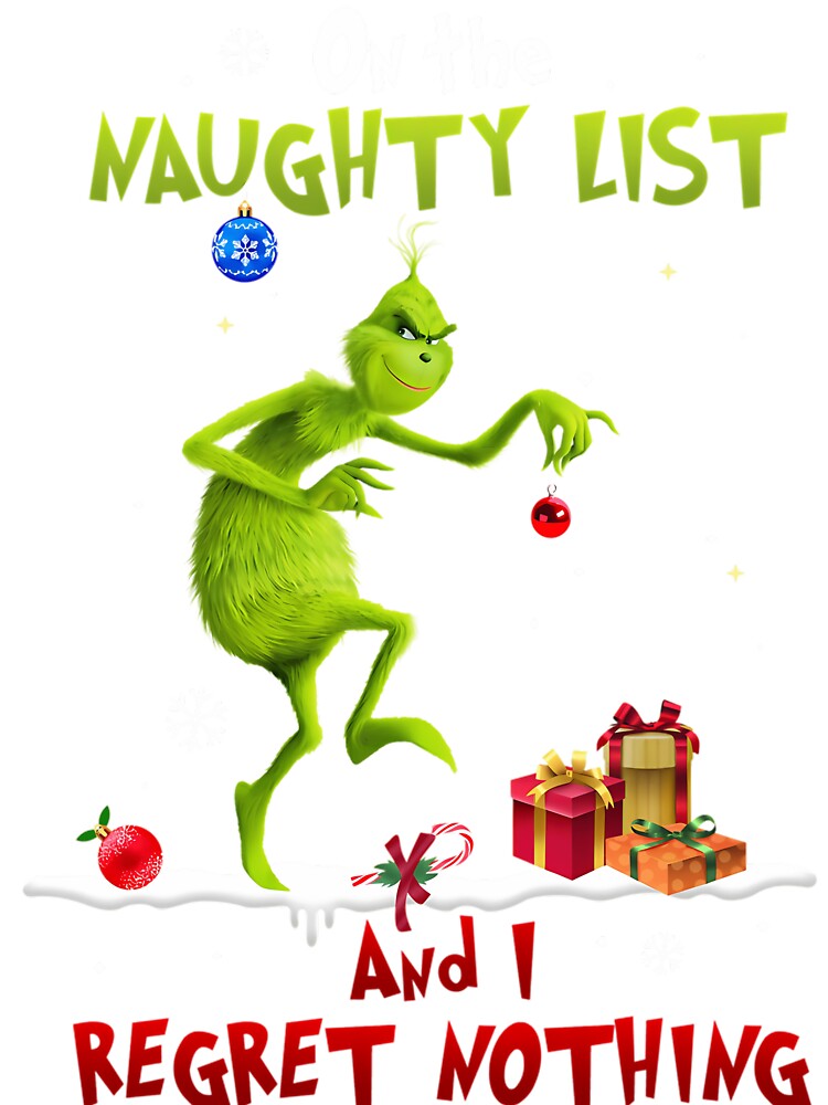 The Grinch Naughty and Nice Large Tin Tote