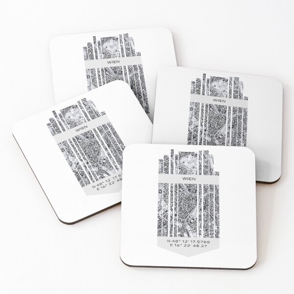 Item preview, AUSTRIA Vienna - Latitude/Longitude designed and sold by ALLesROUNDER.