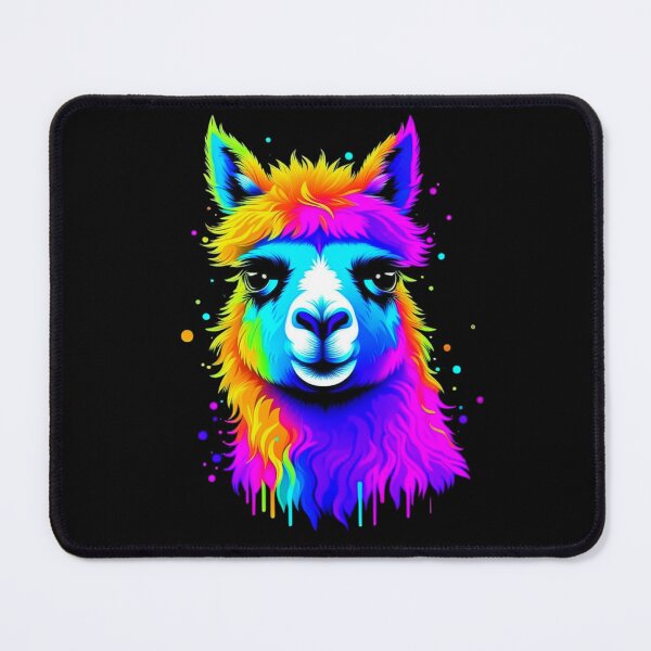 Item preview, Alpaca lover, colorful cool psychedelic style designed and sold by All Year Round.