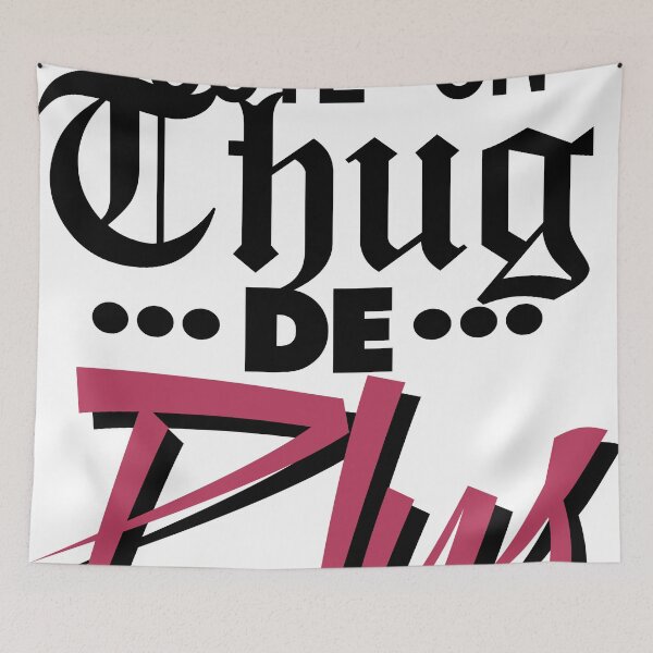 Item preview, One thug left designed and sold by redbubblejo.