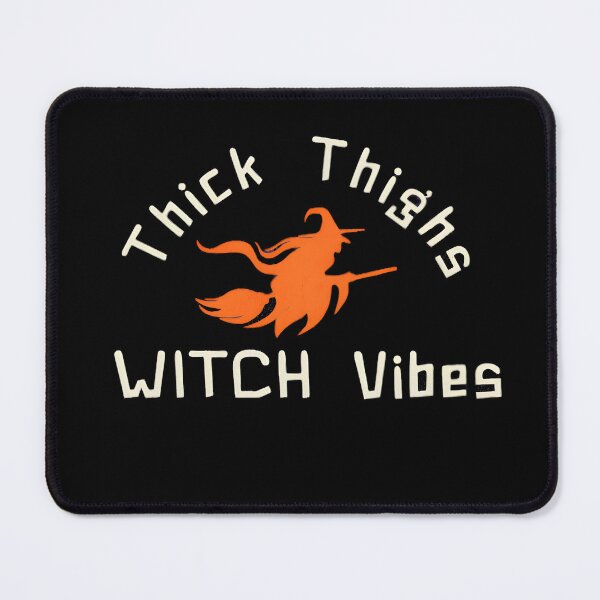 Item preview, "thick thighs witch vibes" halloween mood designed and sold by GalaxyGraffiti.