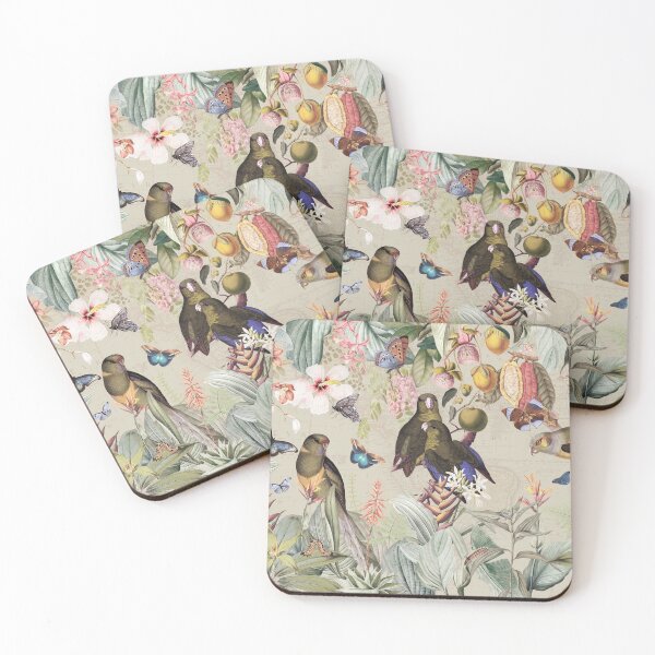 Item preview, Vintage Exotic Birds In Jungle Adventure Nightgarden designed and sold by UtArt.