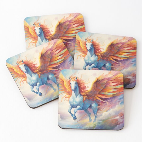 Item preview, Flying Pegasus in the Clouds designed and sold by Marvel Selke.