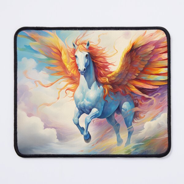 Item preview, Flying Pegasus in the Clouds designed and sold by Marvel Selke.